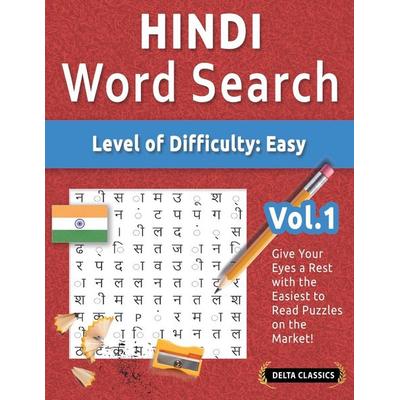 Hindi Word Search - Level Of Difficulty, Taschenbuch von Best Activity Books, Linguas Classics