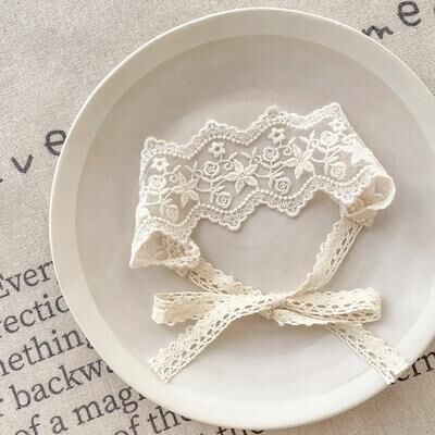 Tiny Tots Teens Trends Baby Hair Accessories Hollow Headbands For Girls Elastic Lace White Floral Sweet Princess Hairband For Newborn d