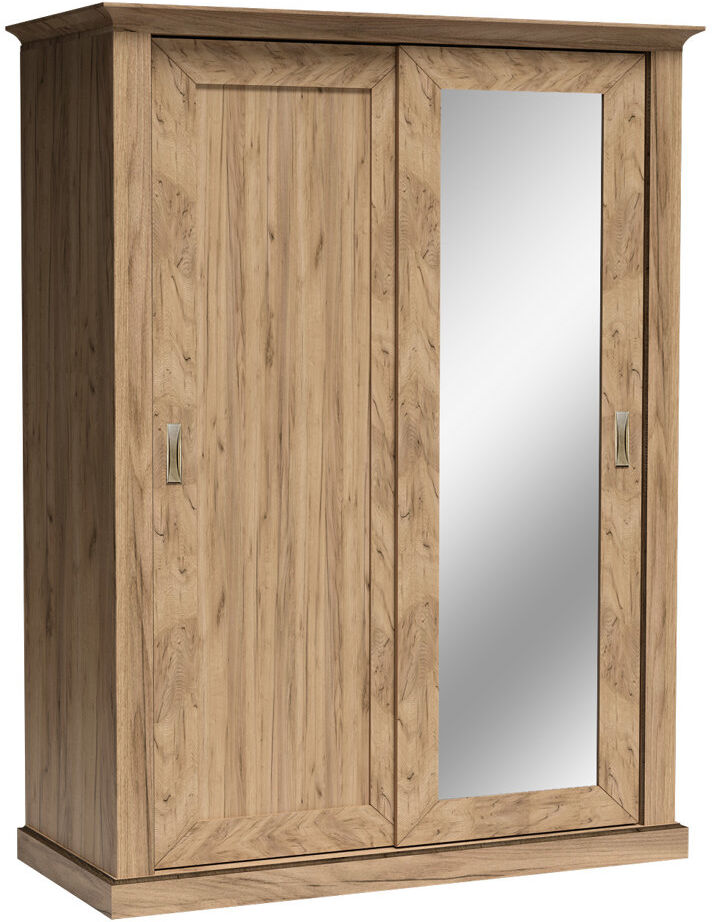 Marlow Home Co. 2 Door Laminate Wardrobe Golden Craft 146