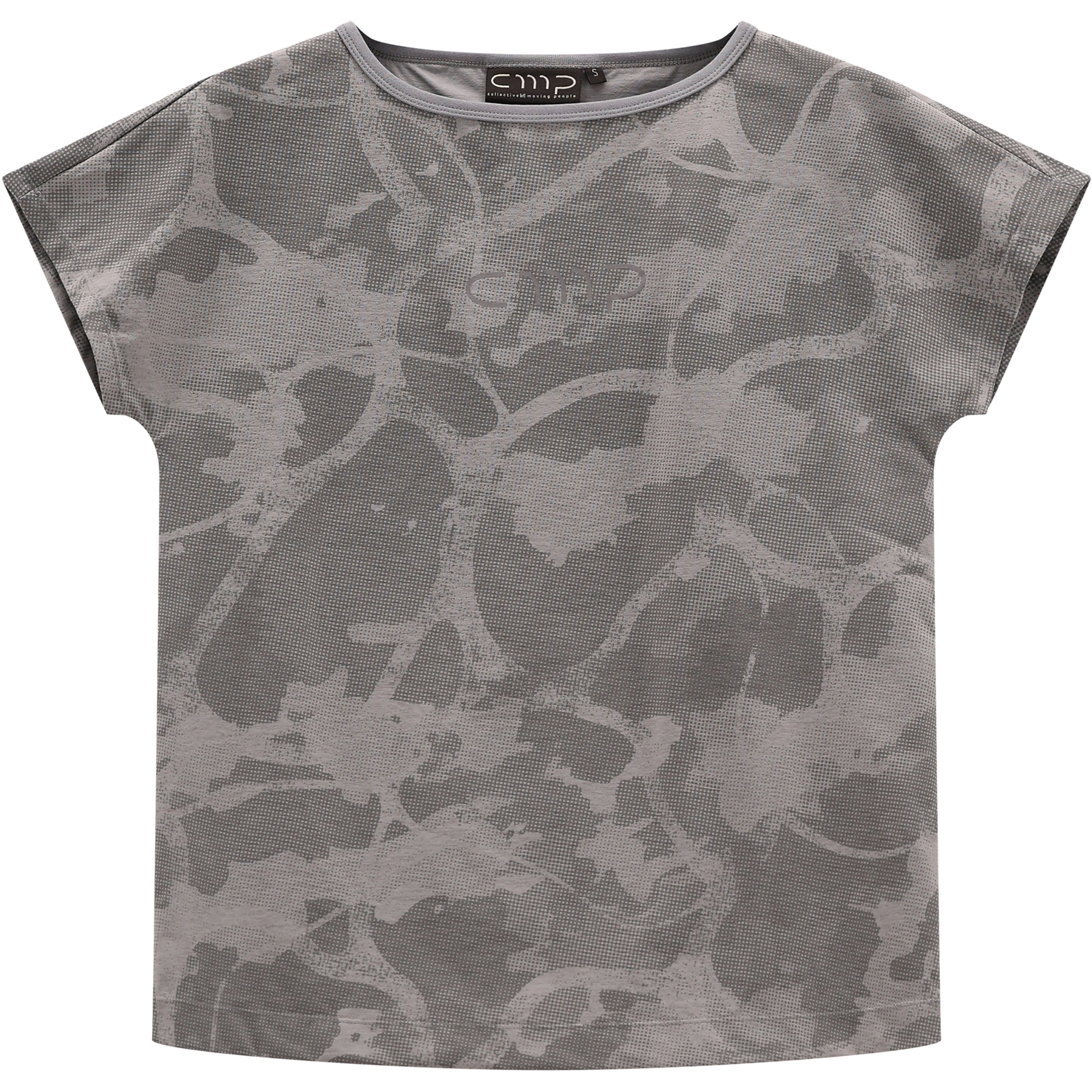 CMP Damen T-Shirts grau Größe L Lifestyle Atmungsaktiv