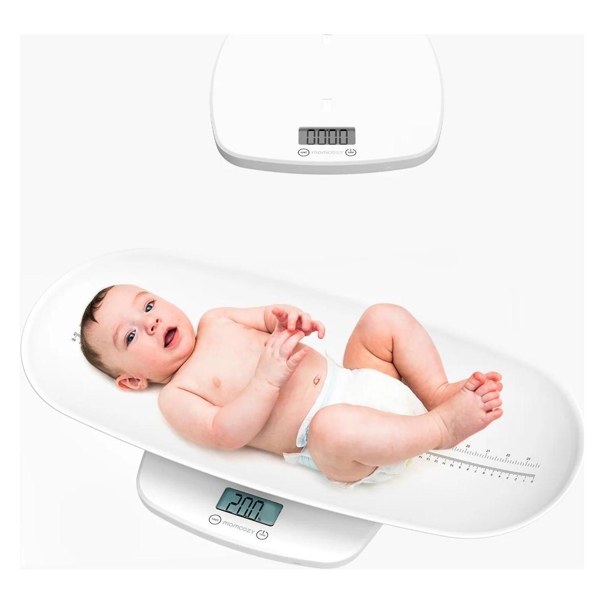 Momcozy AZ01 Babywaage (150 kg) (AZ001-WH12BA-A)