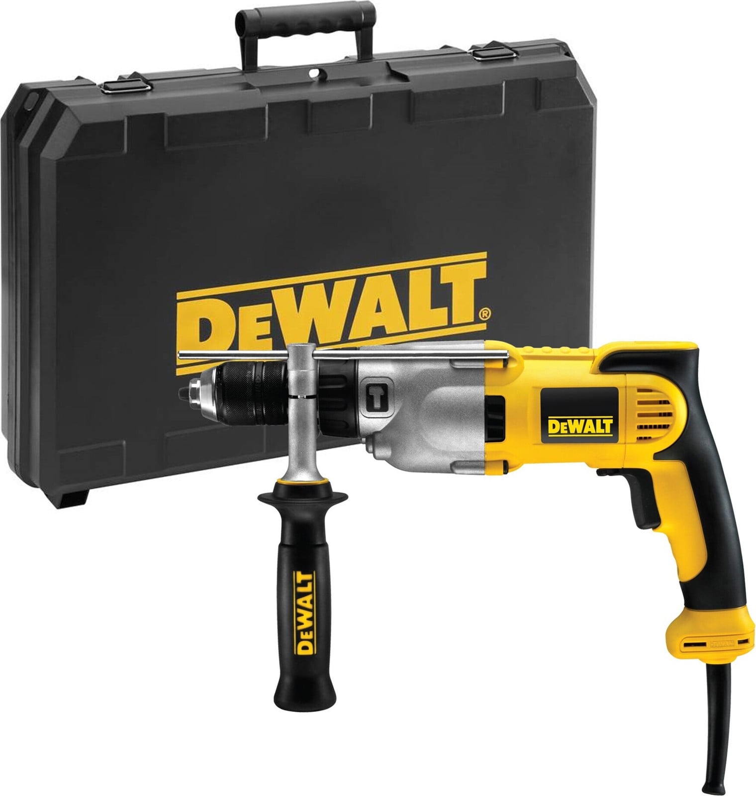 DeWalt slagboormachine 1100 W met 2 versnellingen