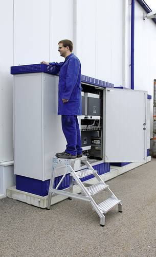 Günzburger Steigtechnik MUNK 50175 Aluminium Montagetritt Arbeitshöhe (max.): 3m Silber 15kg