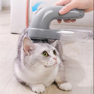 Happy Pet Pantry Premium 2 In 1 Portable Pet Hair Vacuum & Grooming Massager Premium 2 In 1 Portable Pet Hair Vacuum & Grooming Massager