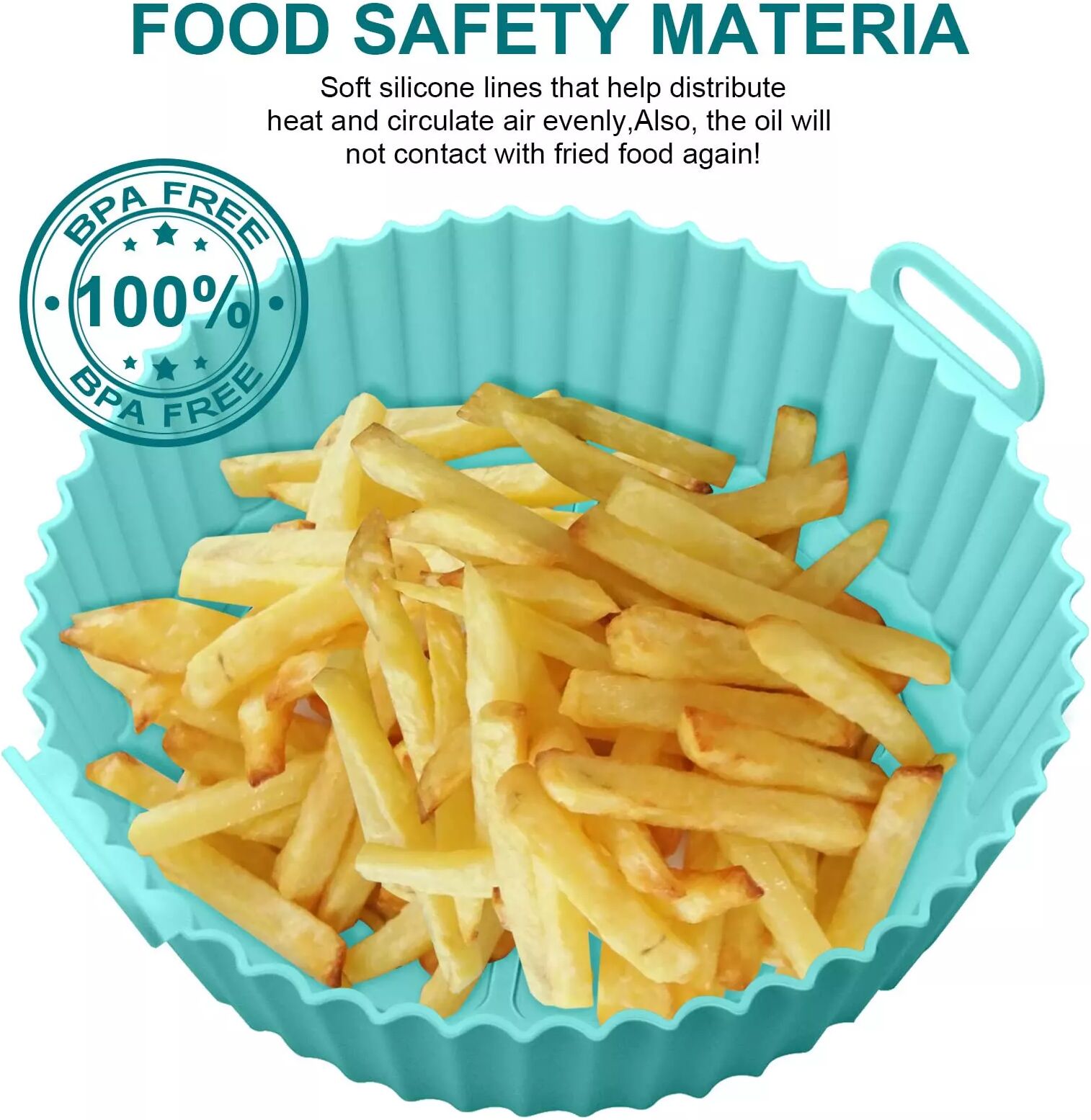 INF Silikonform für Heißluftfritteuse