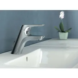 Ideal Standard CeraMix Blue Waschtischarmatur A5646AA mit Ablaufgarnitur, chrom