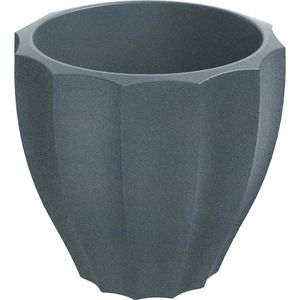Ethick Übertopf Rona TR40, betongrau, Ø 40 x 36 cm, aus Kunststoff, für innen und außen