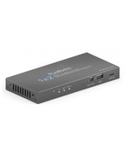 PureLink HDMI 2.1 Splitter 1x2 8K 60Hz 4 2 0 mit Down-Scaling Farbe:Schwarz,HDMI Standard:2.1,KontrollanschlÃ¼sse:1 x 4-pin Dip switch EDID,AusgÃ¤nge:2x HDMI-A,Max. AuflÃ¶sung:4K@120Hz 4:4:4 12bit,Max. Bandbreite:48 Gbps,KontrollanschlÃ¼sse:1x 2-pin DIP H (PT-SP-HD12-48G)