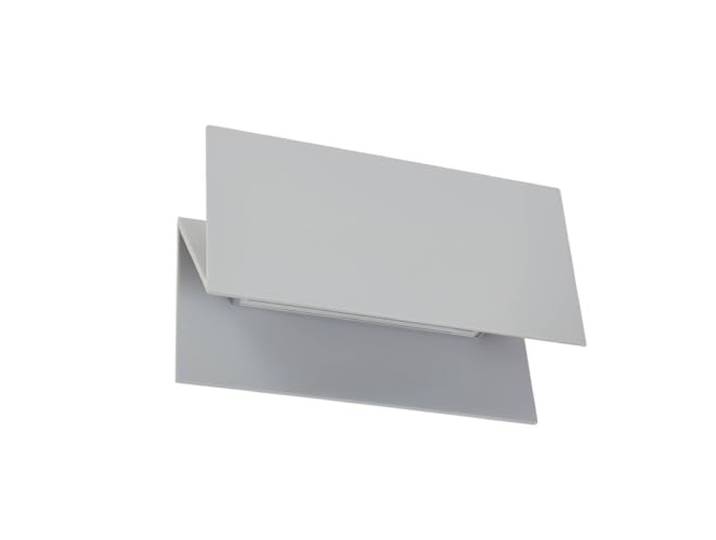 Lucande LED Wandleuchte aussen in grau, up down Aussenlampe Wand