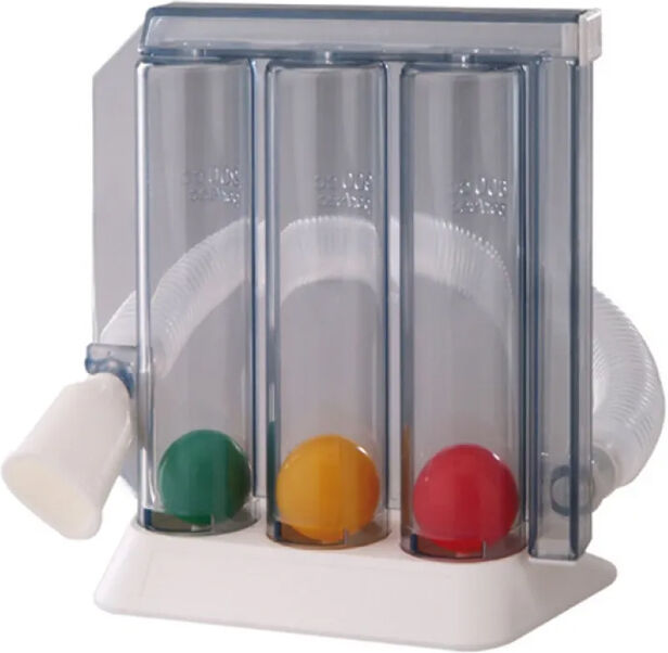 Ejercitador, incentivador pulmonar Pulmo-gain: ideal para a reabilitação respiratória