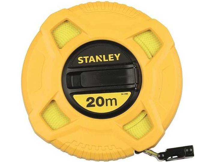 STANLEY Landmeter Fiberglas 20m - 12.7mm gesloten kast - 0-34-296