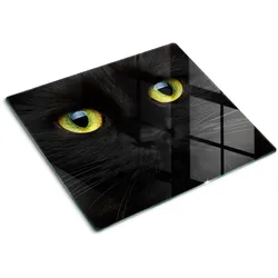 GLASPLATTE 60x52 cm Katzenaugen