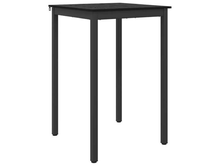 HBBMGYD Bartisch, quadratisch, Holz, Füße aus Metall Esstisch, Küche, Esszimmer, Essen in kleinen Ausschüssen, Abende mit Freunden, moderne Möbel