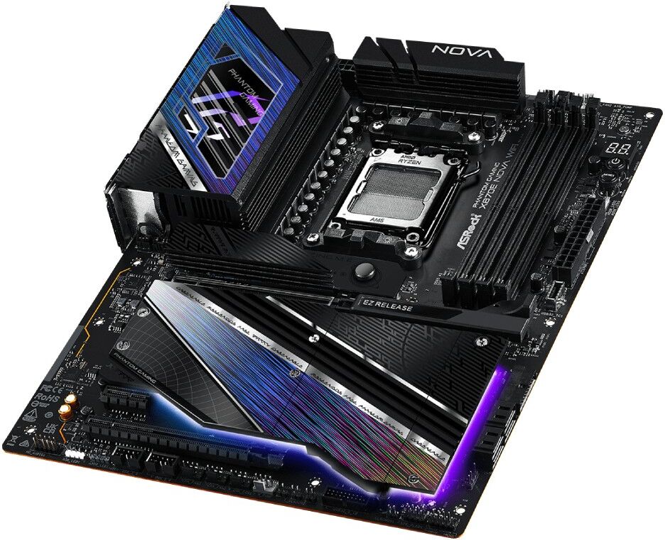 ASRock X870E NOVA WIFI AMD X870E DDR5 ATX Socket AM5 Motherboard