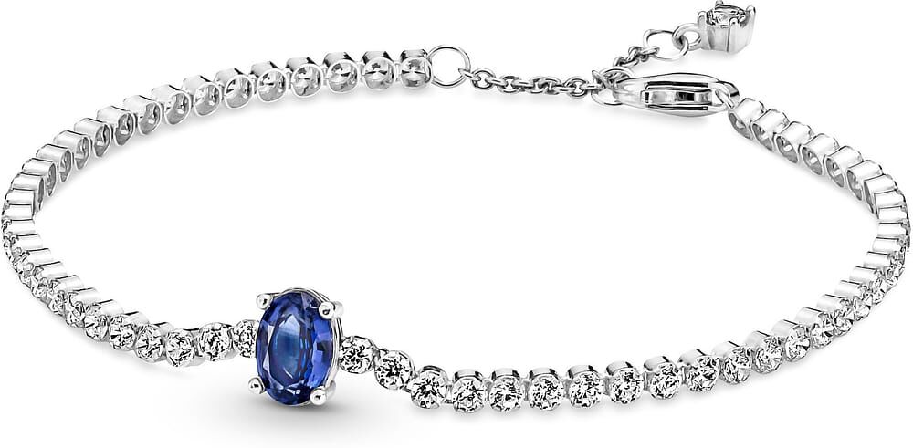 Bracelet Pandora Cordon Bimatière Scintillant (Taille: 18cm) Femme