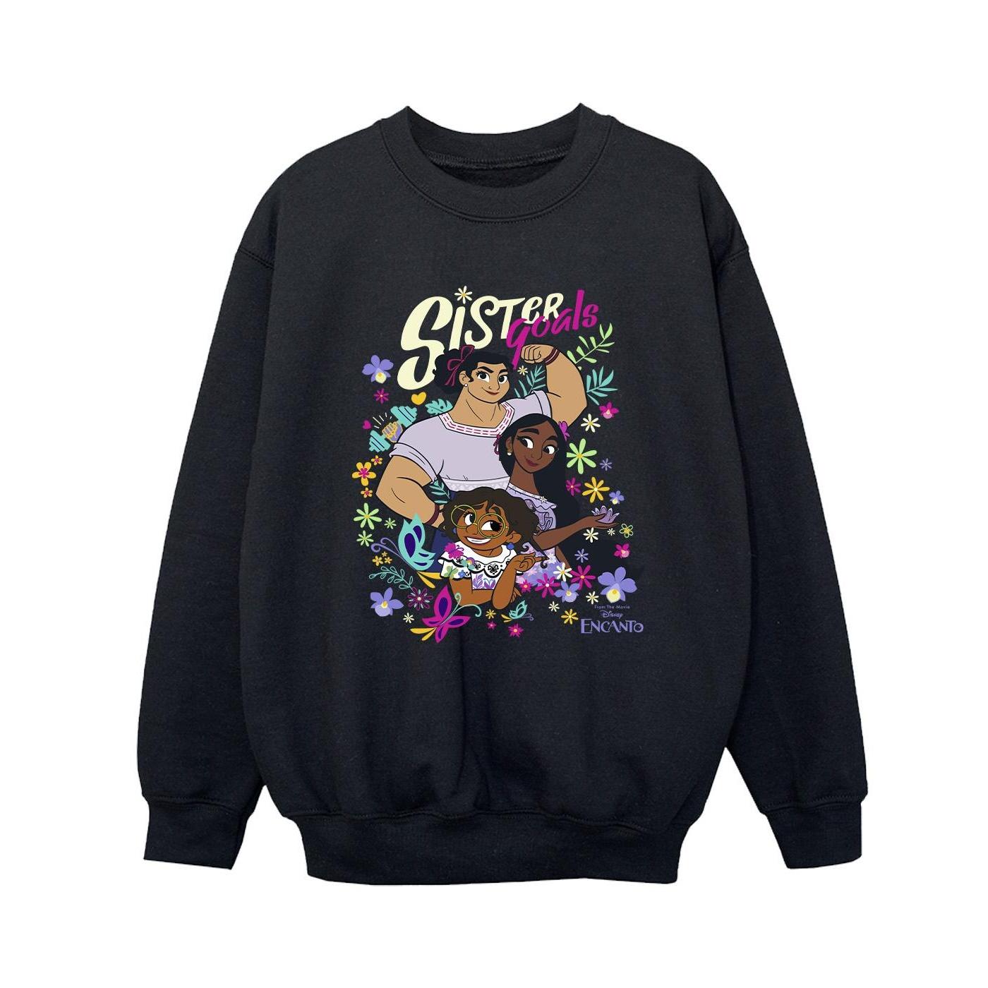 Disney Jongens Encanto Zuster Doelen Sweatshirt (Zwart)