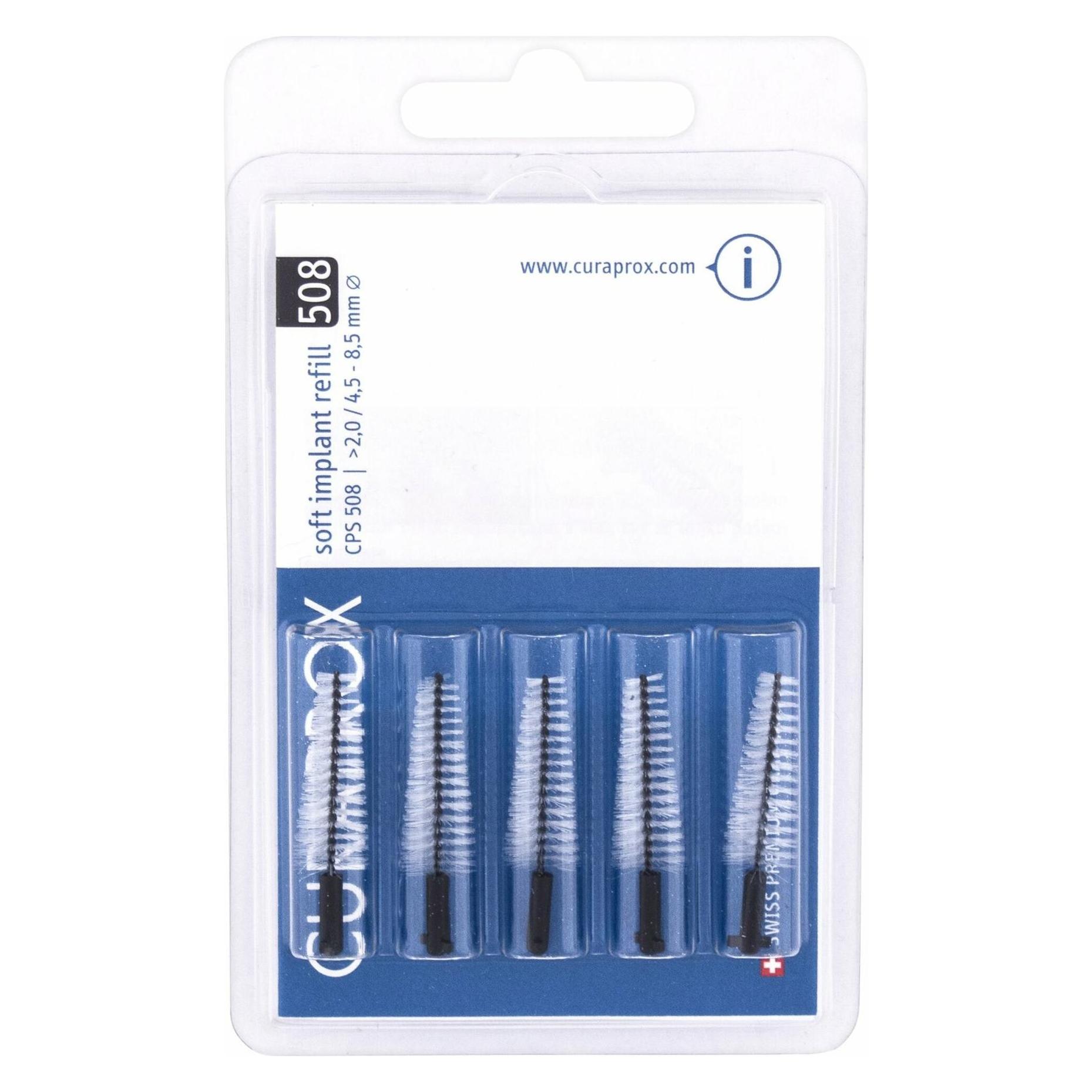 Curaprox CPS 508 Soft Implant Bürste black 5 Stk (4138066)