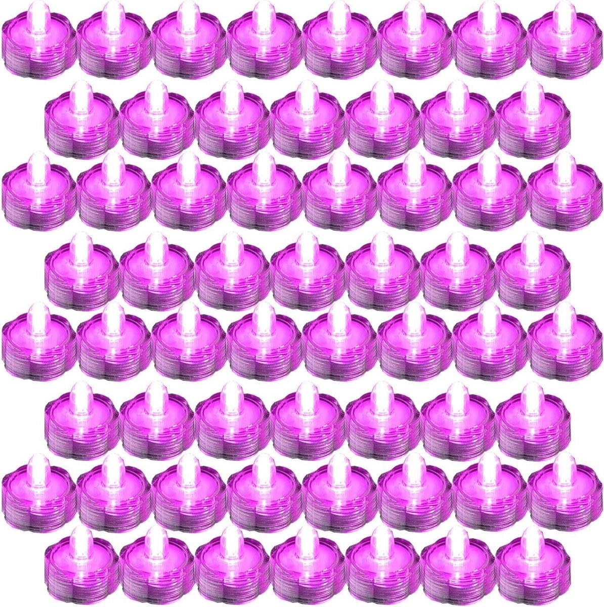 Roze LED Theelichtjes - Waterdichte Vlamloze Kaarsen voor Sfeerverlichting