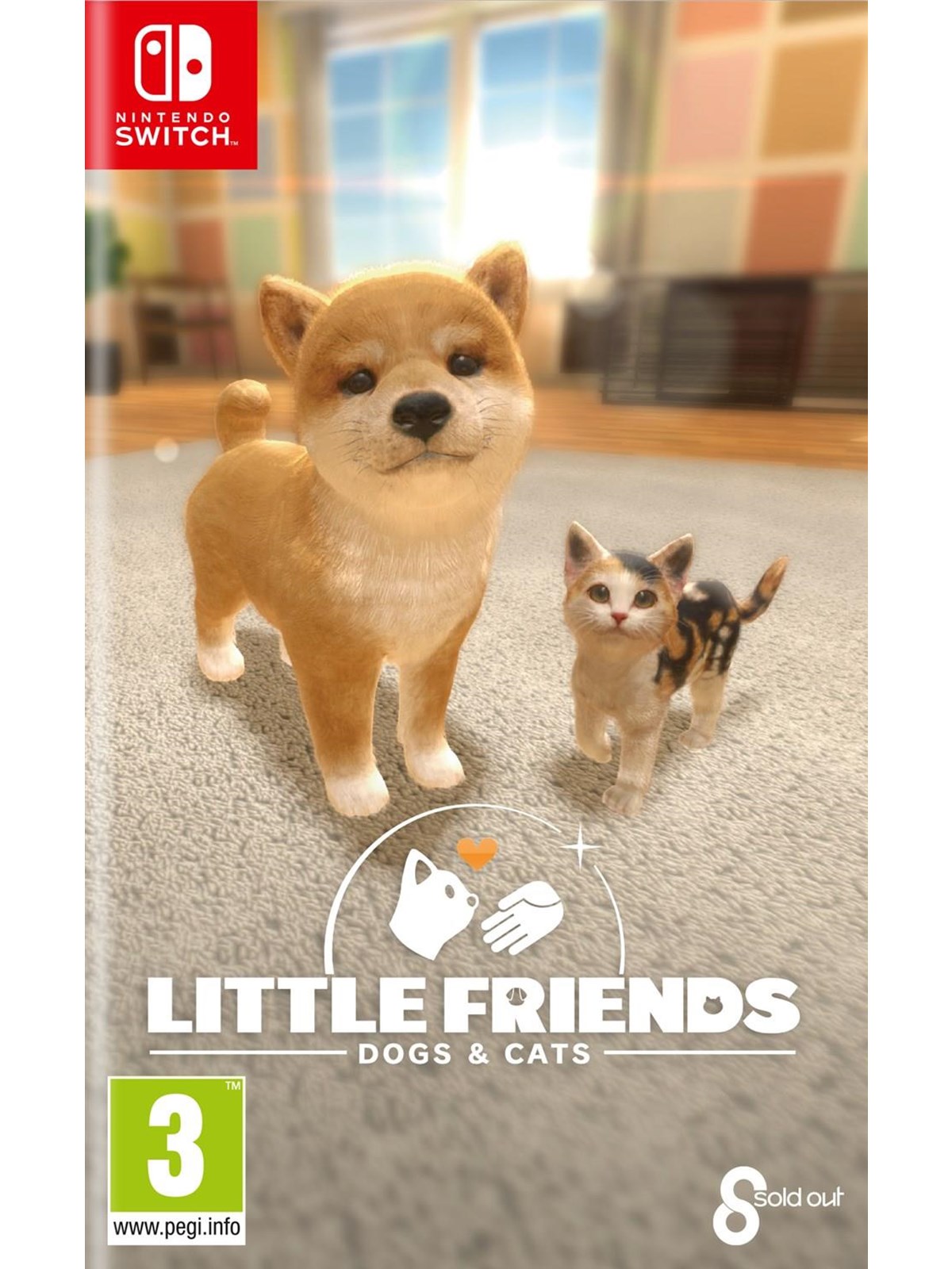 Little Friends Dogs & Cats (Code in a Box) - Nintendo Switch - Virtual Pet - PEGI 3