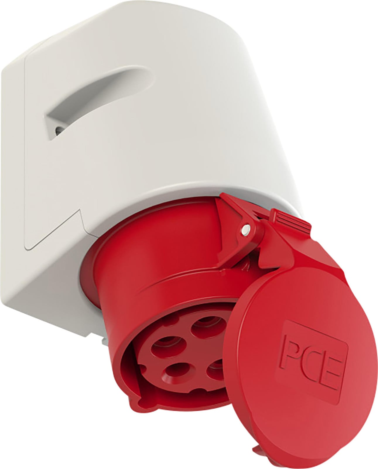 PCE Elso CEE wandcontactdoos, 16A, 5-polig, 6 uur, IP44