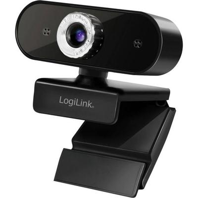 LogiLink UA0368 HD-Webcam Klemm-Halterung, Mikrofon