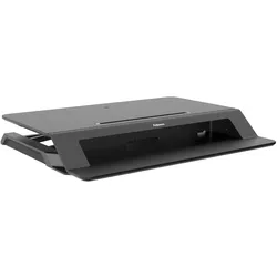 Fellowes Lotus LT Sitz-Steh Workstation, Monitor Erhöhung, Schwarz