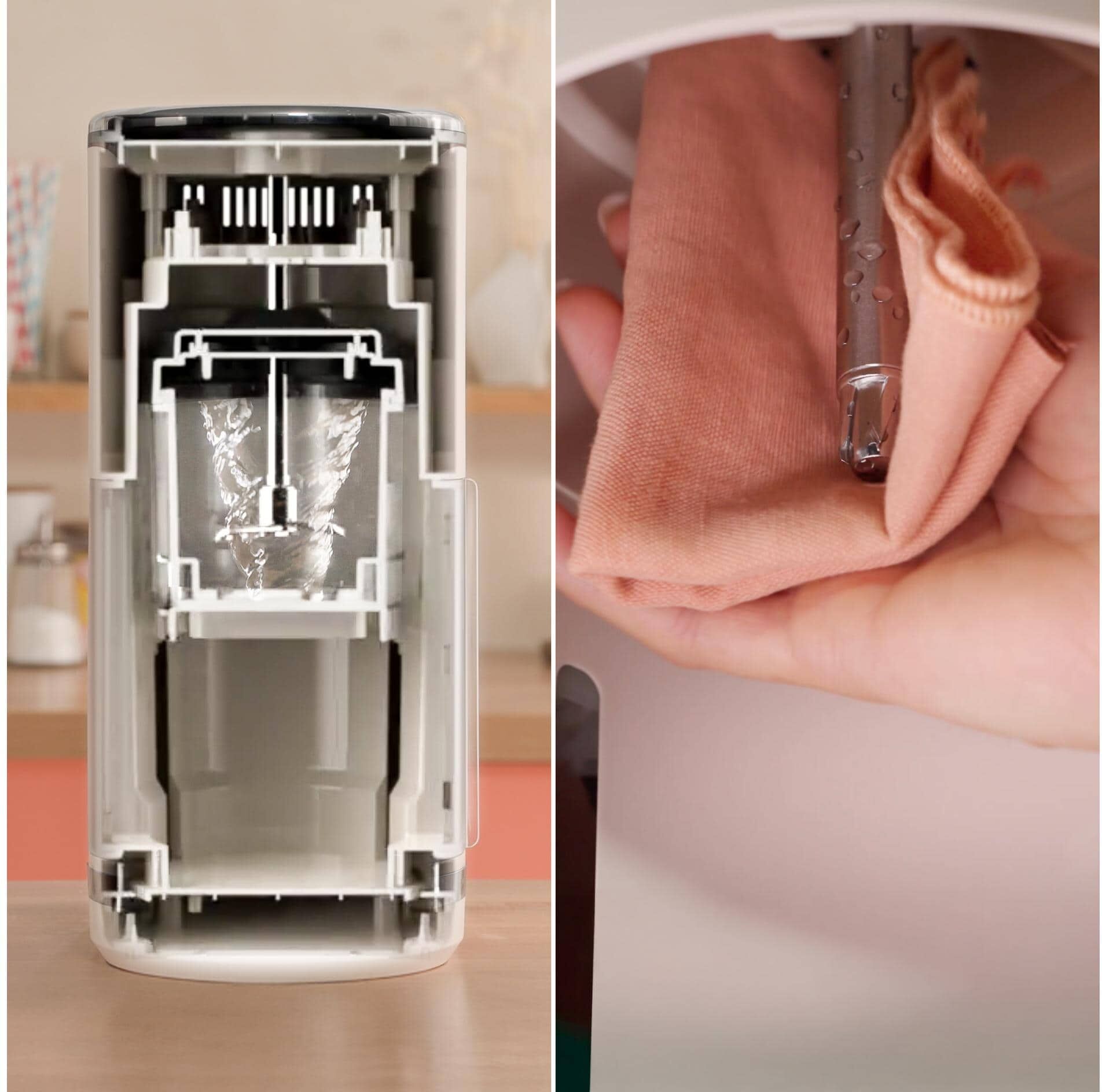 Tefal Eismaschine "Dolci", beige (rise), B:17,3cm H:38,36cm T:39,92cm, Eismaschinen, 10 Programme, automatisches Reinigungsprogramm, digitales Rezeptbuch, Eismaschine rise Einheitsgröße