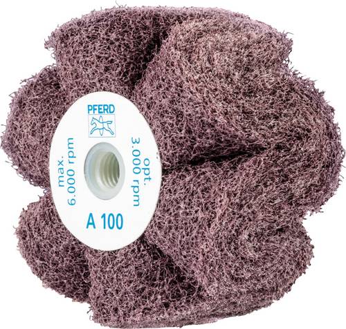PFERD TOOLS 44642201 POLINOX Vlies-Schleifrad PNG Ø 100 x 50mm Gewinde M14A 100 für Feinschliff & Finish 100mm 5St.