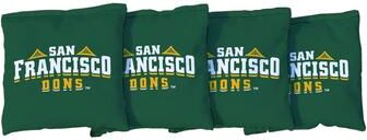 Skip's Garage San Francisco Dons Cornhole Bags Green