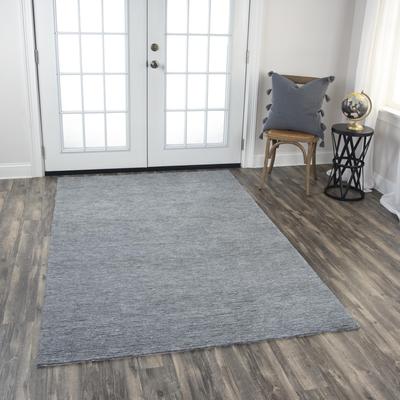 Alora Decor NAVATEXTURA Luna Grey Solid Tone-on-tone Hand-tufted Rug