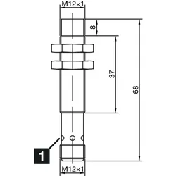 Di-soric Induktiver Näherungssensor INS-M12-N08PO-B3