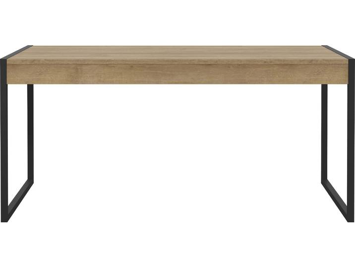 Esstisch FORTE High Rock , braun (riviera eiche, schwarz, rivera eiche), B:166cm H:76,9cm T:90,2cm, Tische, Rechteckiger Esstisch Esstisch, Breite 166 cm