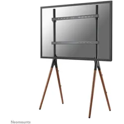 Neomounts NM-M1000BLACK ist ein Bodenständer für Flachbild-Fernseher bis. (40 kg, 23" - 70"), TV Ständer, Schwarz