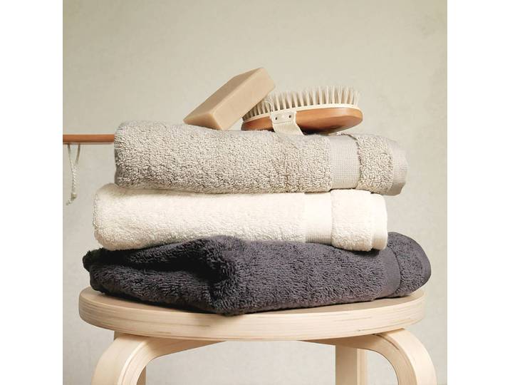 Gästehandtuch Organic Nature 3er-Set 30 x 50cm Beige/Hellbeige