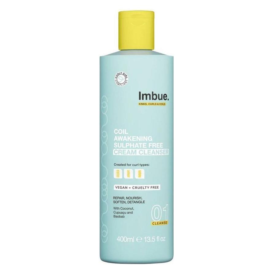 Imbue Macadamia - Coil Awakening Sulphate Free Cream Cleanser (Flüssiges Shampoo, 400 ml) (1310028)