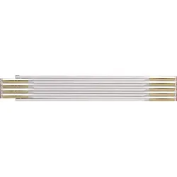 BMI Gliedermaßstab 9042 L.2m B.16mm mm/cm EG III Buche weiß - 980904200