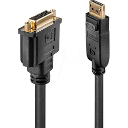 LINDY 41004 - DisplayPort Adapter, DP Stecker auf DVI Buchse