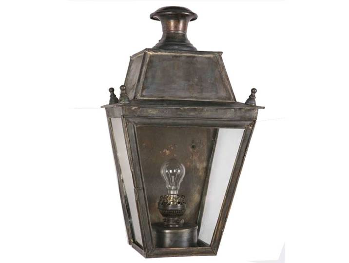 Landelijk buitenlamp Balmoral Large handgemaakt - koper gevlamd (AB) Limehouse - 425AF