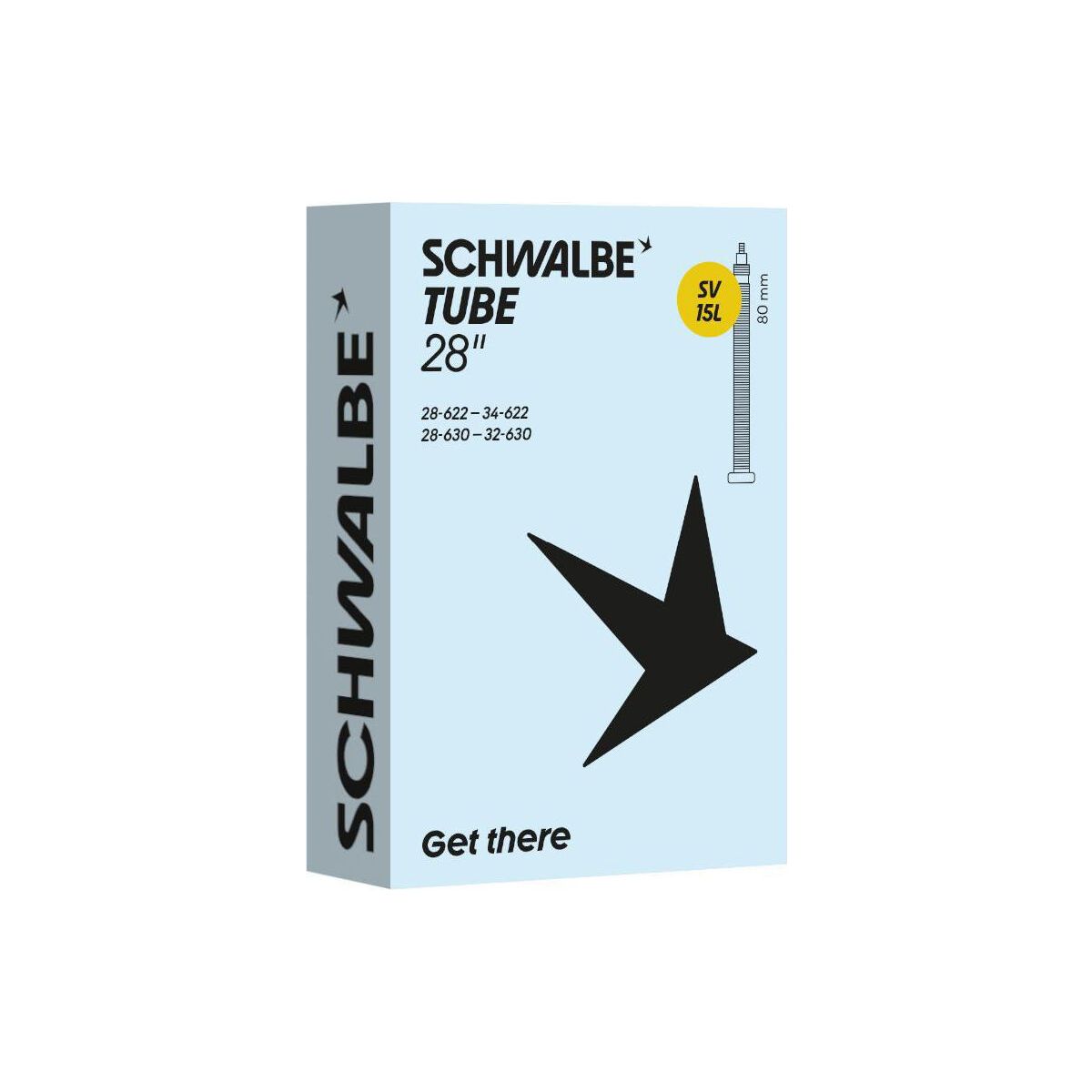 Schwalbe Schwalbe Schlauch SV15L 28/34-622/630 80 mm SB10464853