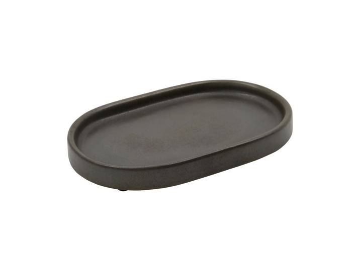 Meraki Plateau Datura 12,5x20 cm Gris foncé