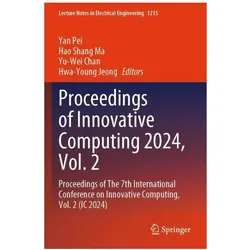 Proceedings of Innovative Computing 2024, Vol. 2, Fachbücher