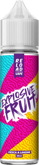 Reload Vape Pesca Limone Explosive Fruit Liquido Shot 20ml