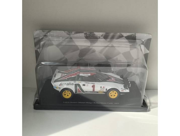 Modèle miniature IXO à l'échelle 1/24 LANCIA STRATAS # 1 modèle de voiture en alliage Racing 49 de 1977