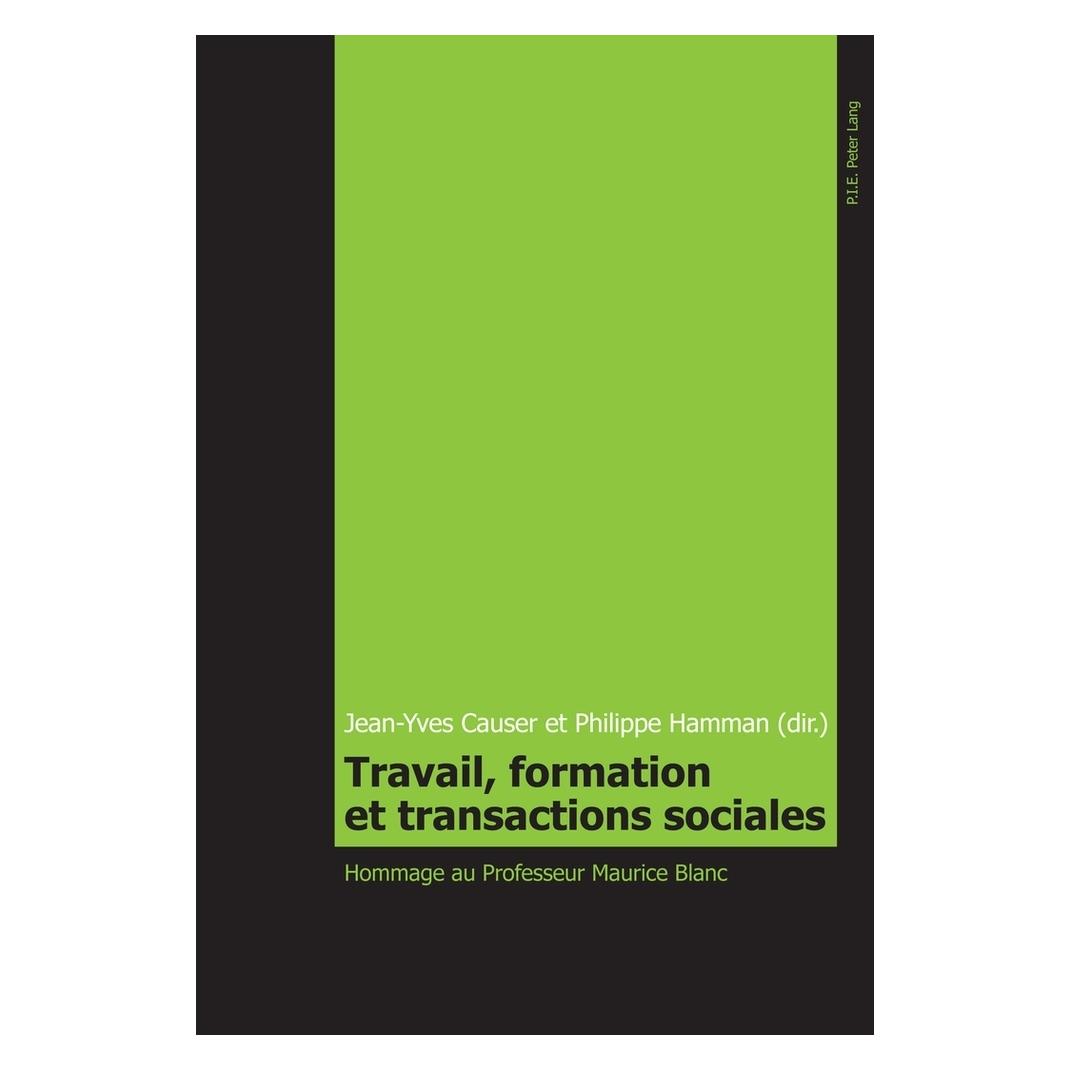 Peter Lang Travail, formation et transactions sociales (Französisch, Softcover, Jean-Yves Causer, Philippe Hamman) (56020891)
