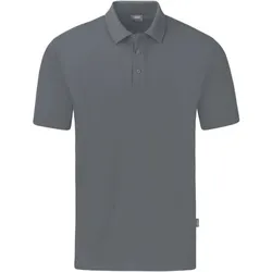 Jako Polo Organic Stretch - steingrau - 36