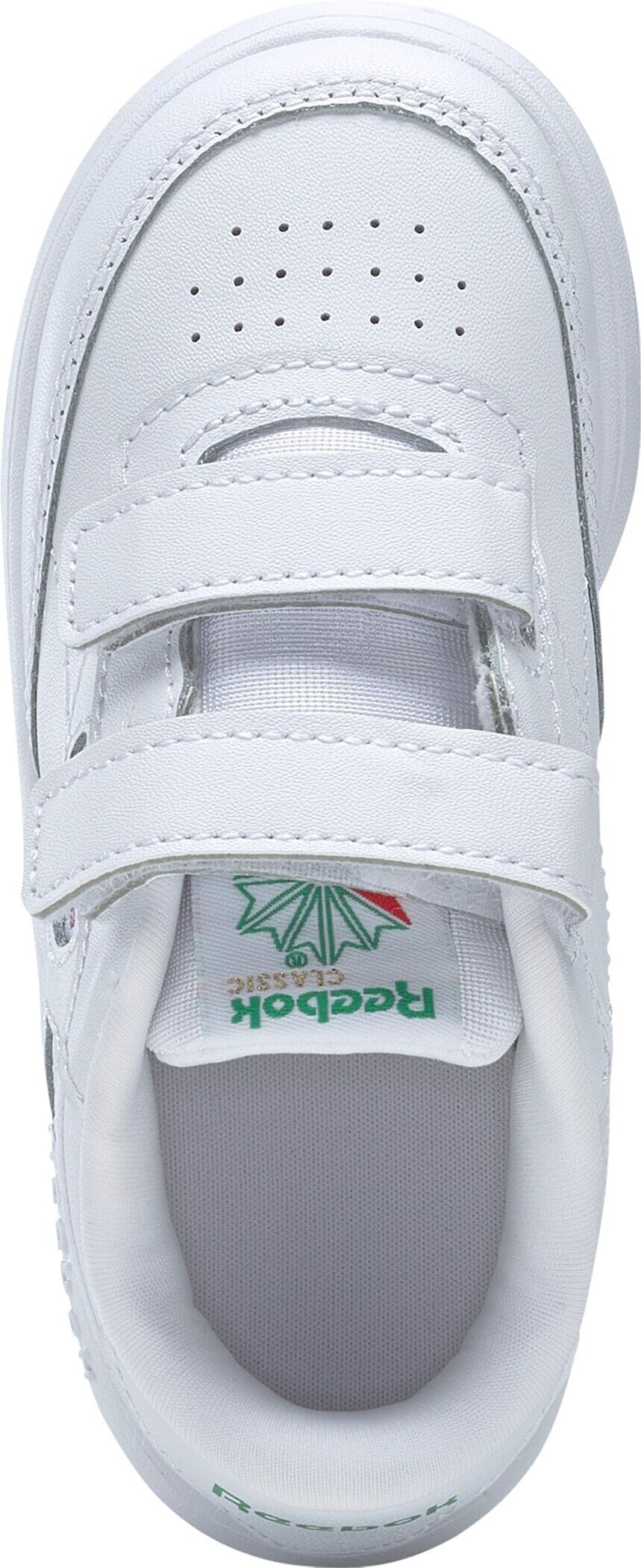Sneaker REEBOK CLASSIC "CLUB C", Jungen, Gr. 22, weiss (weiß), Leder, Synthetik, Schuhe Sneaker, mit Klettverschluss weiß 22