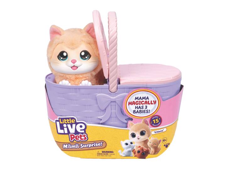Jouet Interactif Mama Surprise Kittens LITTLE LIVE PETS