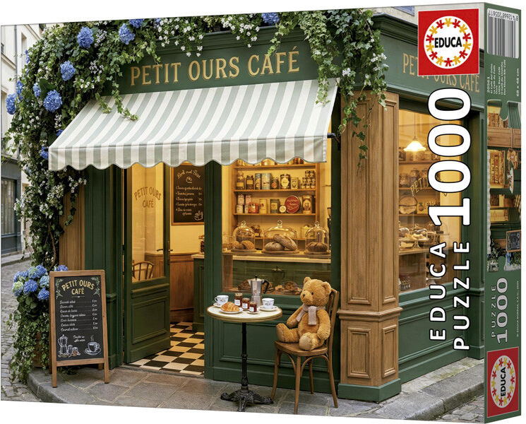 EDUCA BORRAS Puzzle 1000 pcs Petit Ours Café - Educa