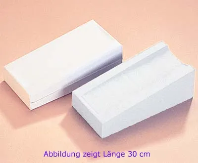 Bisanz Medizinische Polster GmbH Schaumstoff Maniküre- Injektionskissen mit PVC-Bezug creme, 45 x15 x 10/5 cm 1341302PVC