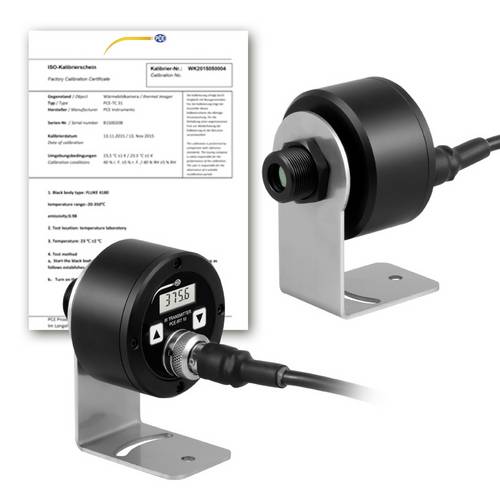 PCE Instruments PCE-IRT 10-ICA Infrarot-Thermometer kalibriert (ISO) Optik 20:1 0 - 600°C IP65, Pyrometer